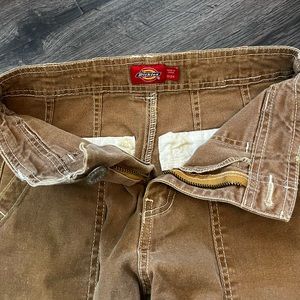 DICKIES: Women’s Brown Utility Pants, Size 24